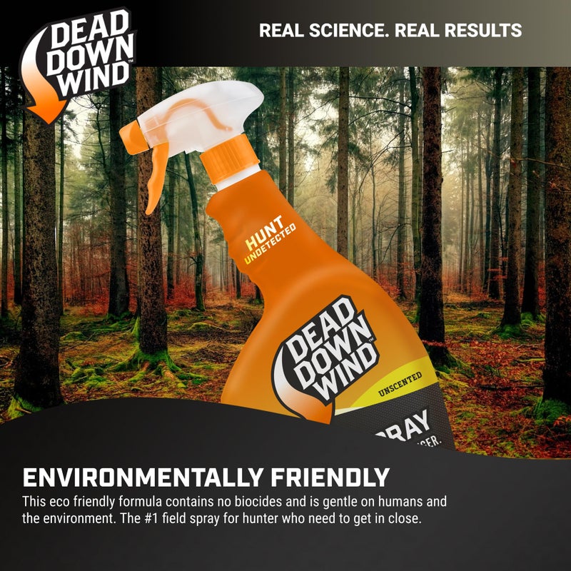 DEAD DOWN WIND Evolve Field Spray Bottle - Odor Fighting Hunting Scent Control Spray - Unscented, Safe for Sensitive Skin - Easy to Use for Hunting Gear & Clothing (24 oz) - Image 5